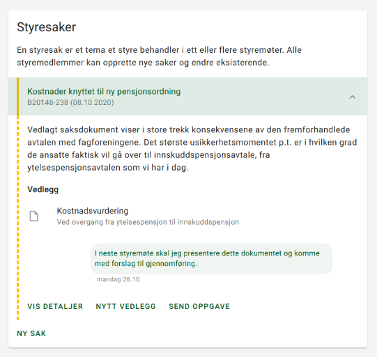 Styresak